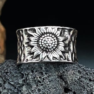 Etsy sunflower ring online
