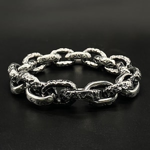 Scars Of the North Valhalla Chain Bracelet For Men Nordic Viking Runes Stainless Steel Jewelry