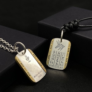 925 Sterling Silver The Death Of Anubis Pendant Fashion Men Women Punk Necklace Anniversary Halloween Christmas Gifts Jewelry Accessories
