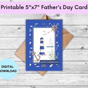 Nautical Love: Guided by Your Light Happy Father’s Day Card