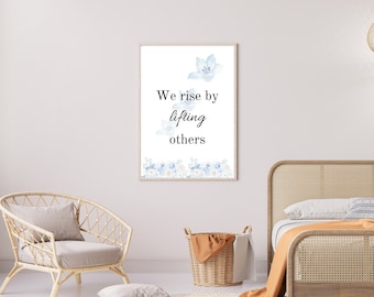 Rise Together: Inspirational Wall Art for a Stronger Community