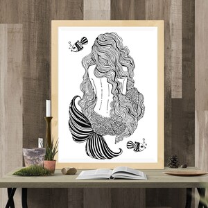 Mermaid digital print