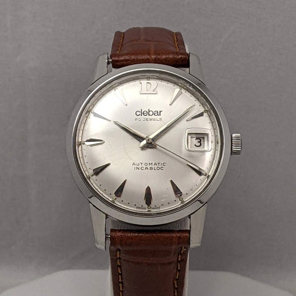 1960s Clebar Zodiac 25 Jewel Automatic Watch