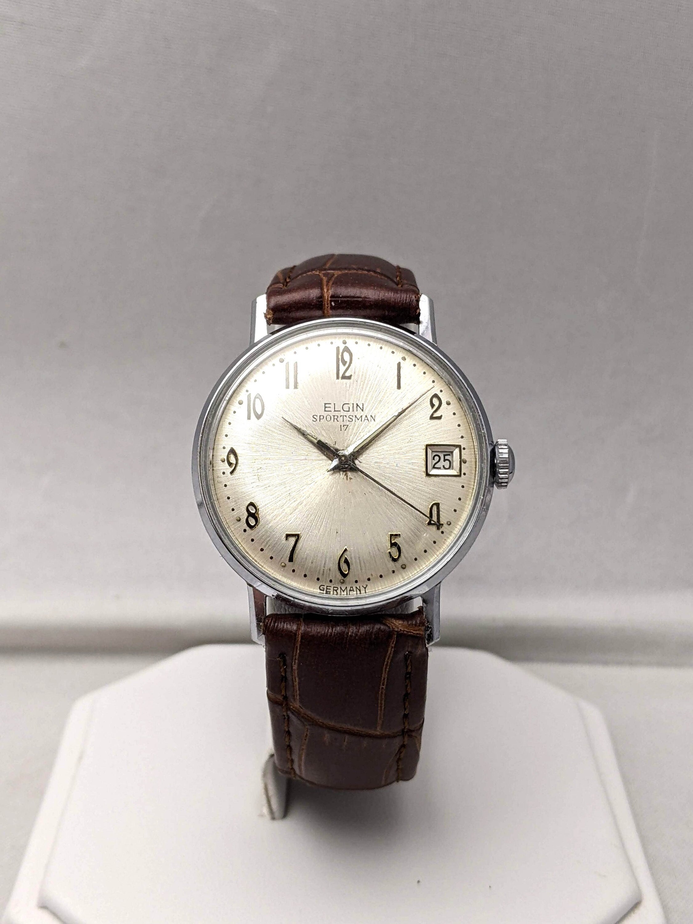 Vintage 1965 Elgin Sportsman Watch Fully Serviced and Regulated