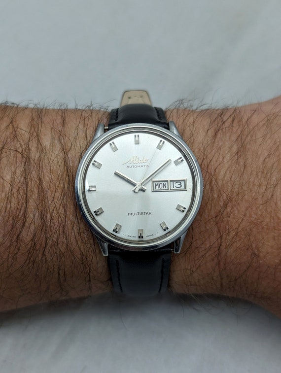 1965 Mido Multistar Automatic Calendar Watch Gem 1965 Mido Multistar Automatic Calendar Watch Gem