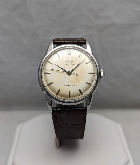 1960s Tissot Seastar Türler Double Label Watch