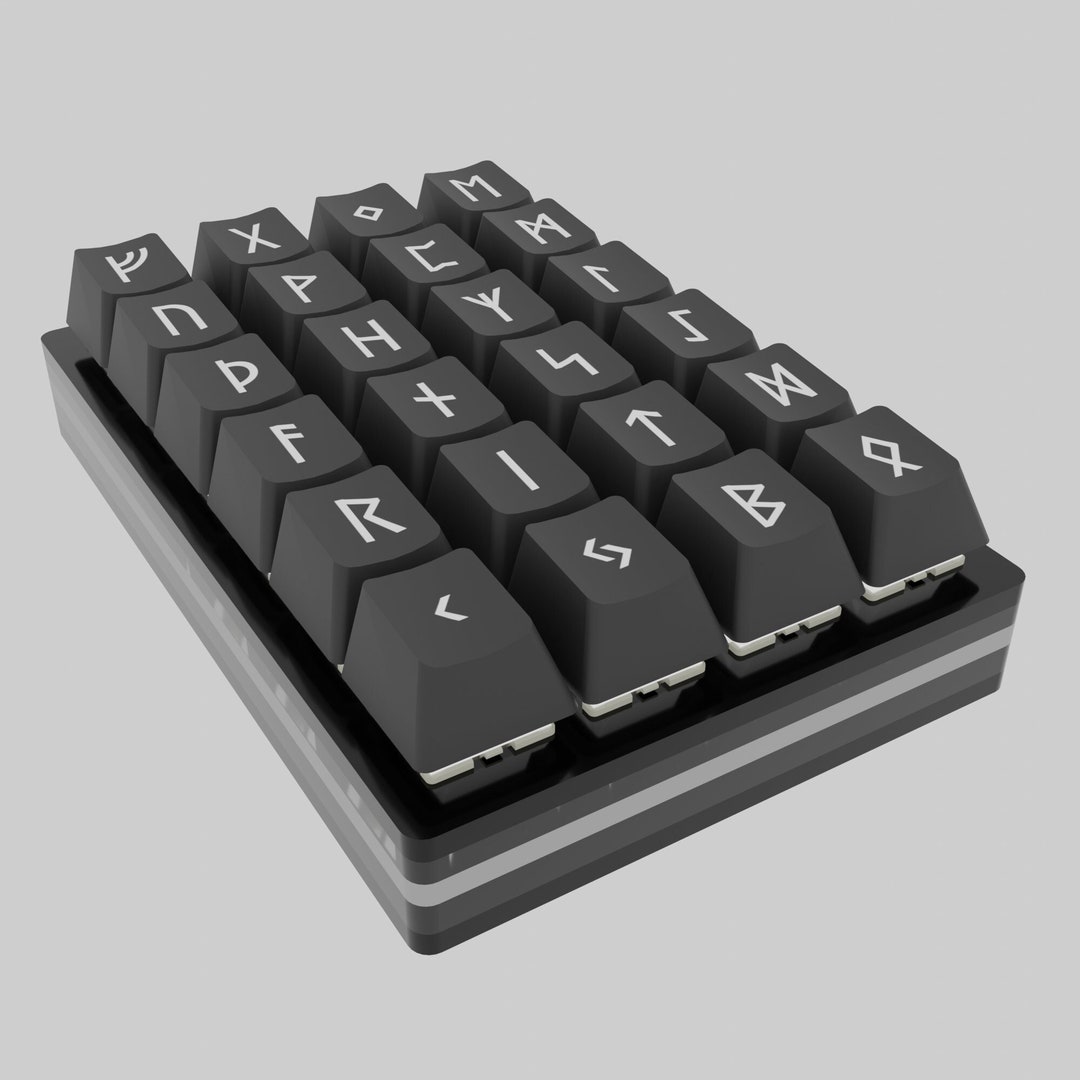 Rune Keyboard Etsy