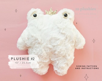 Simple Plushie Sewing Pattern PDF instant download