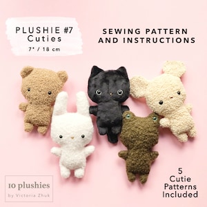 Cuties Sewing Patterns with Photo Instructions. Pdf files