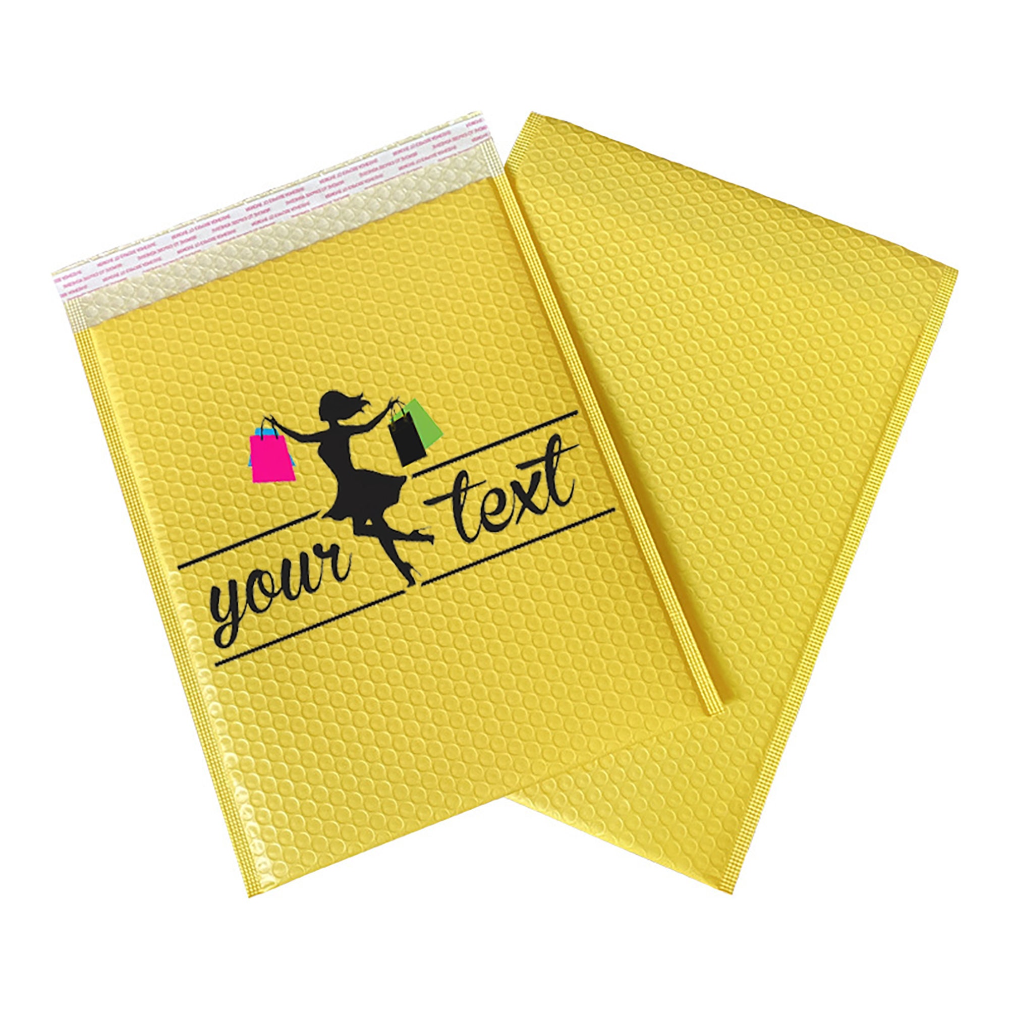 Custom Bubble Mailers With Log Printable Padded Envelopes Etsy