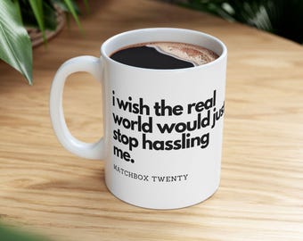 Matchbox 20 Mug: 90s Nostalgia Ceramic Coffee Cup