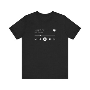Unisex Tee &#39;Lonely No More&#39; Shirt, Concert Tee, Gift for Music Lovers, Casual Wear, Perfect for Concerts, Birthday Gift, Summer Tours