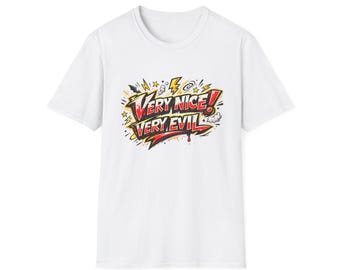 Very Nice Very Evil T-Shirt | Comic Book Pop Art Graphic Tee