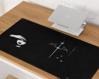 Abstract Dark Gaming Mouse Pad – XL Extended Desk Mat, Non‑Slip Precision Mousepad