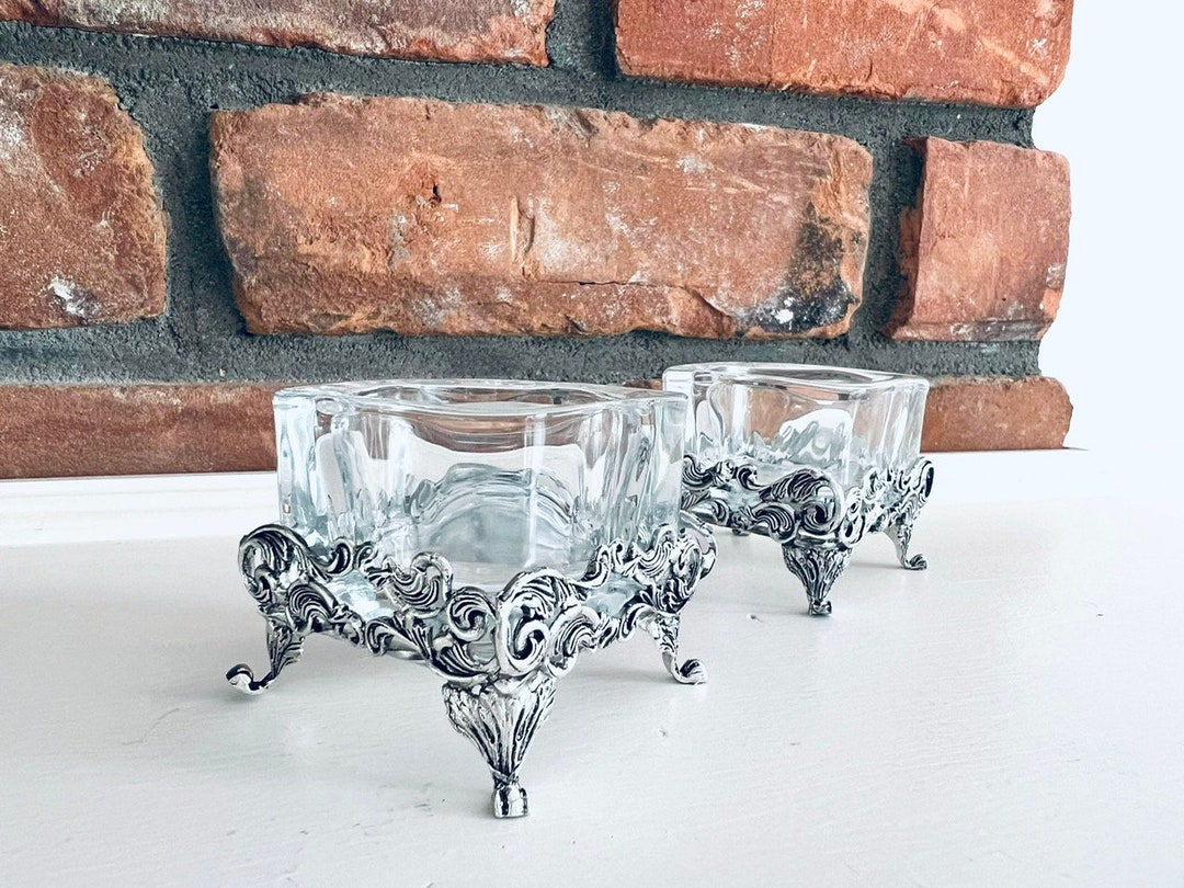Sterling Silver Candlestick Holder Sets of 2 Etsy