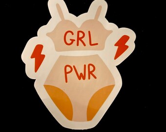 GRL PWR sticker