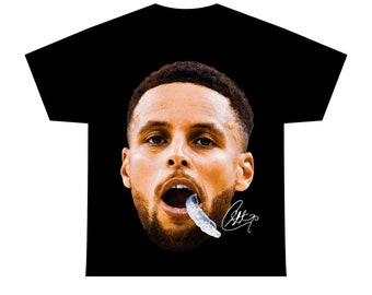 CAMISETA STEPH CURRY / Rare The Answer Rap Tee Impresión gráfica de estilo vintage