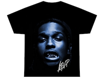 ASAP ROCKY T-SHIRT | Rare Concert Merch Rap Tee | Hip Hop Graphic Tour Rap Style Rihanna Drake Travis Scott Type