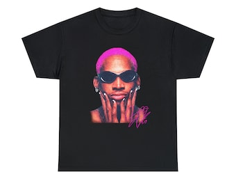 DENNIS RODMAN T-SHIRT | Seltene Hommage Vintage Rap Tee Hip Hop Style