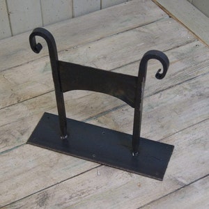 Rustic iron Boot scraper hand forged blacksmith old vintage style Garden Mud Boots boot Wellies Shoes shoe Footwear Scraper