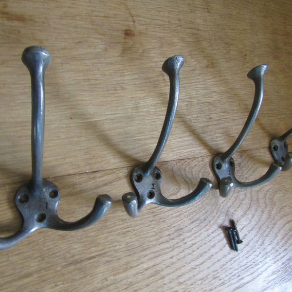 Vintage Rustic Coat Hooks Etsy
