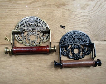 Vintage toilet roll holder CROWN TOILET FIXTURE  toilet fixture Paper rustic vintage antique ornate old roll holder loo wc holder