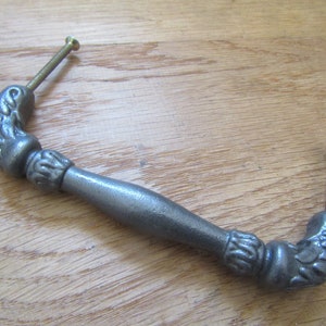 MOSSLEY REAR FIX handle Heavy Cast iron industrial rustic vintage retro ornate furniture handle cabinet cupboard drawer door d pull handle