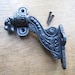 6 x Pairs Antique Brass Ebonised Wood Beehive Door Rim Knob Black Hard