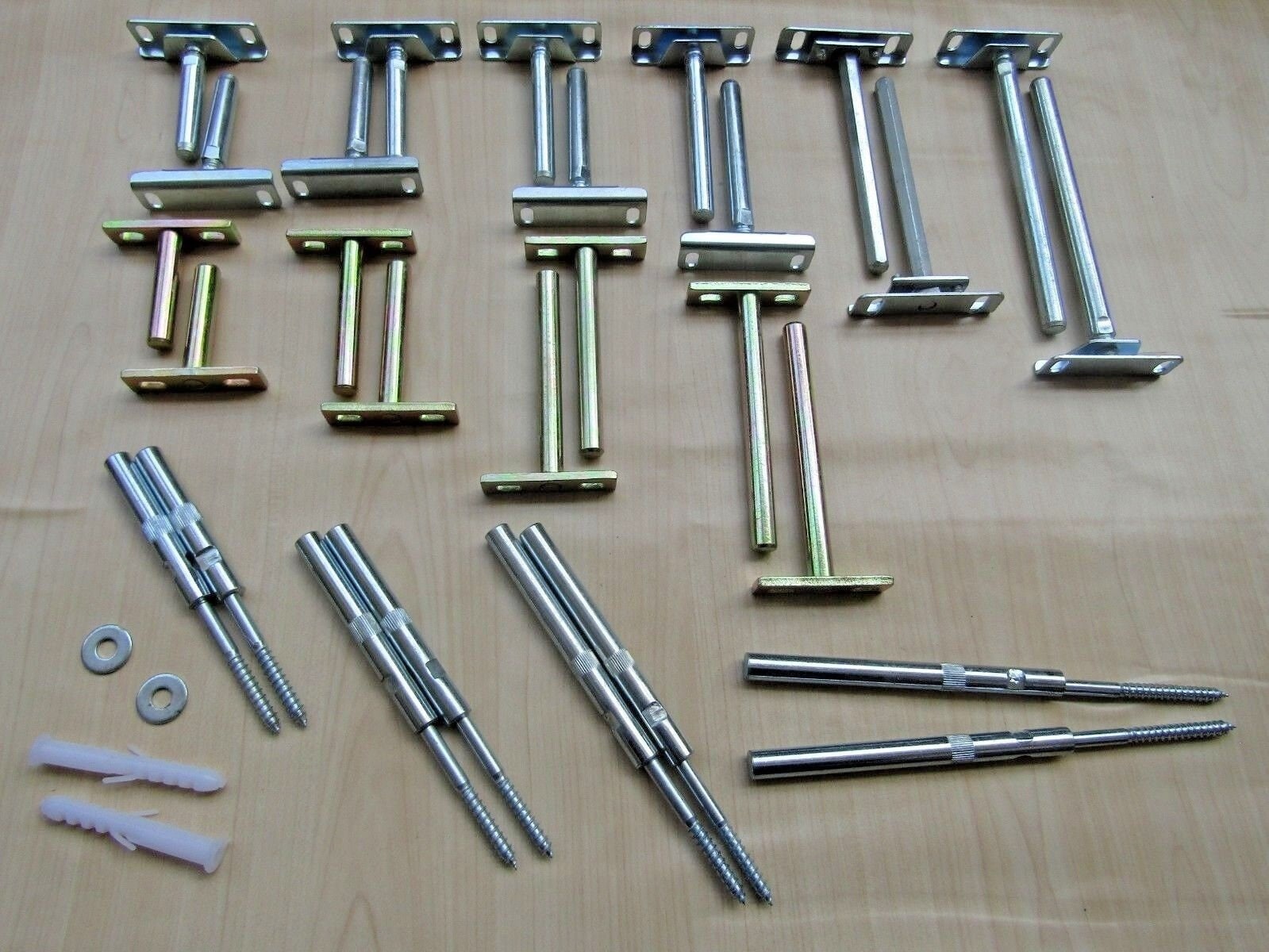 PAIR OF Concealed Floating Hidden Shelf Support Brackets Wall Etsy