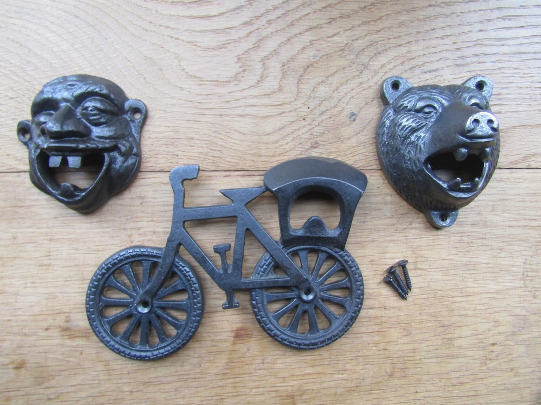 Custom Bamboo Wall Mounted Bottle Openers