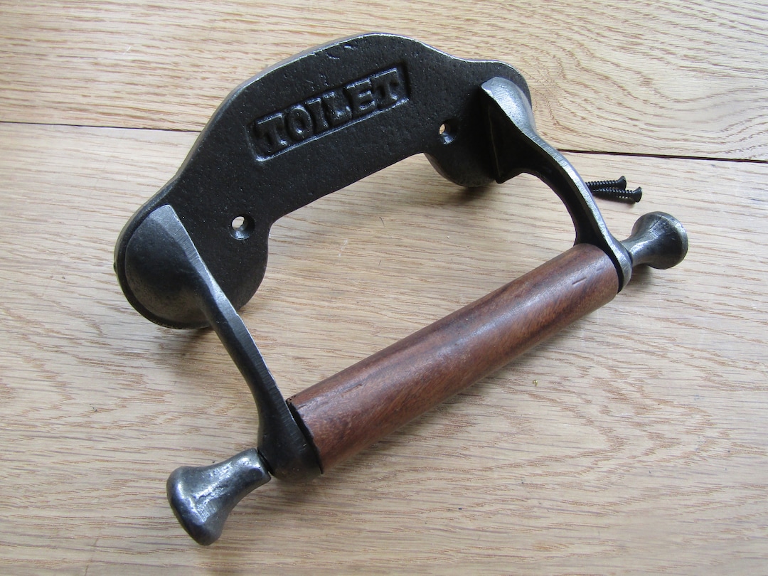 Vintage Toilet Roll Holder TOILET EMBOSSED Toilet Fixture Paper Rustic Vintage Antique Ornate ...