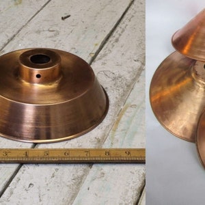 ANTIQUE COPPER Metal light shade rustic Vintage Retro Old ceiling pendant light Shade 4 SIZES available