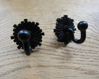 6 X Ganci Per Tende A Rullo Romani Con Corda + Viti 63Mm Cromo - Foto 7