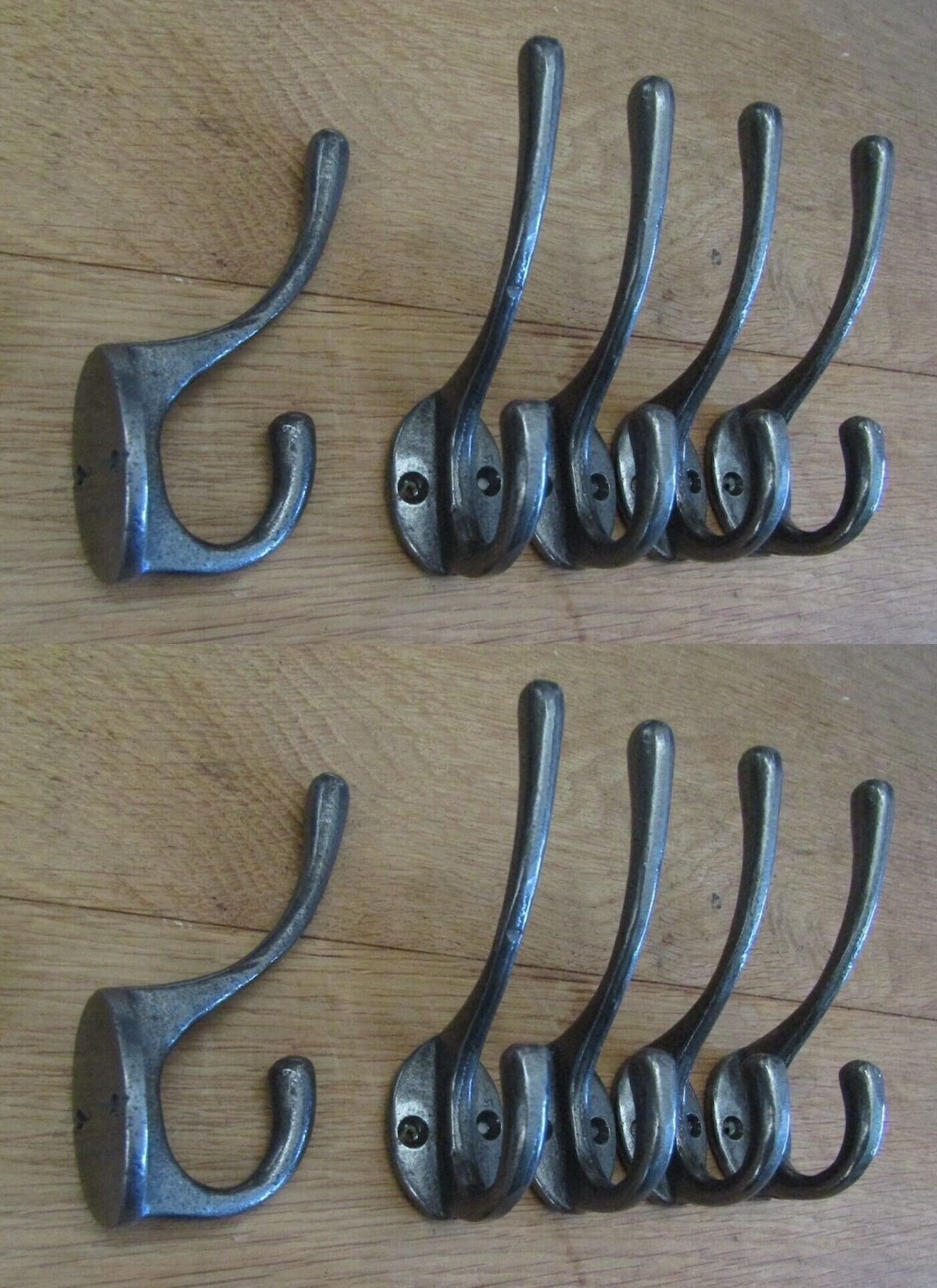 Iron Rustic Coat Hook Antique Vintage Old Style Cast Iron Victorian Hat