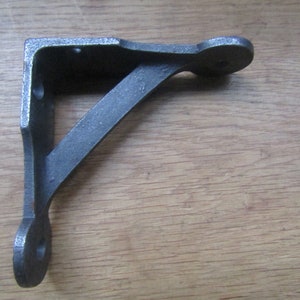 Pair Solid Brass Gallows Shelf Support Brackets | Rustic Victorian Style | Ironmongery World