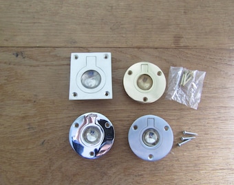 Massiver Messing Ring Ziehgriff Schrank Schrank Schublade Kommode Schranktür Unterputz Trap Zuggriff