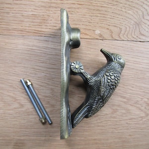 Rustic iron Door knocker vintage retro old victorian cast iron country cottage door knocker HEAVY CAST IRON Antique brass