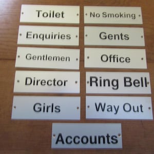 Metal door signs notice plate Toilets pub shop schools hotels business signs sign