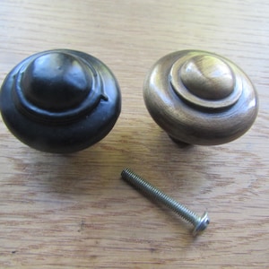 Rustic iron kitchen cabinet knobs Cast iron cupboard drawer vintage retro furniture knob pull handle Antique iron