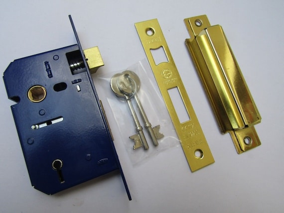 IRONMONGERY WORLD® 63/75MM 5 LEVER MORTICE DOOR