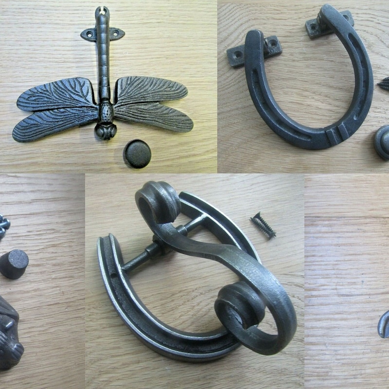 Vintage Door Knocker Set - Etsy UK