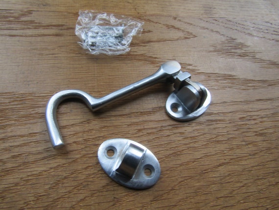 Cabin Hook And Eye Latch Lock Shed Gate - Door Catch Silent Holder