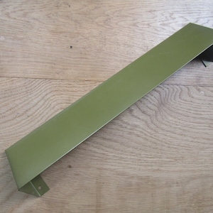 SECURITY HOOD 345 x 65mm Postal Letter Box Plate Safety Security Hood Visor Baffle Cowl Plates internal