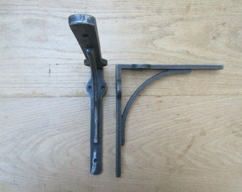 Antique Cast Iron Book Stand Vintage Scroll Shelf Bracket – Cast Iron, Antique Finish, For Shelves, Sink Or Toilet Cistern Vintage Scroll Brackets - Foto 10