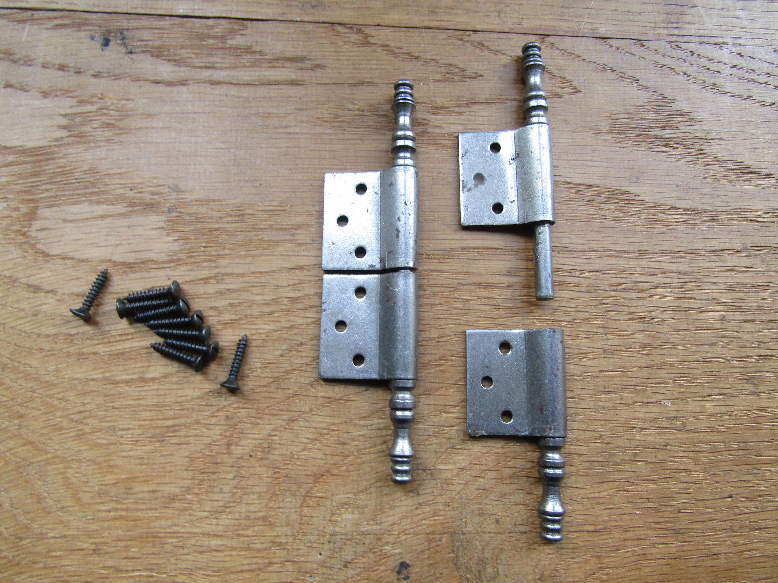 2 Set Bronzen Hasp Klink en Scharnieren Set Retro Vintage Stijl
