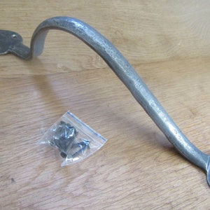 WILTSHIRE HAND FORGED Spear arrow Door Pull Handle wrought iron blacksmith rustic vintage country cottageBarn Stable door