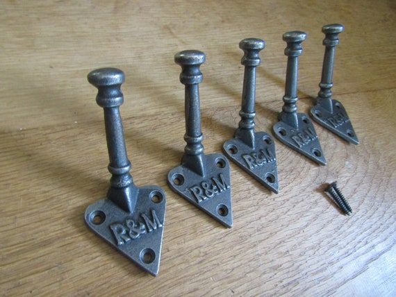 Appendiabiti Rustico In Ferro Antico Vintage Vecchio Stile Gancio - Foto 2