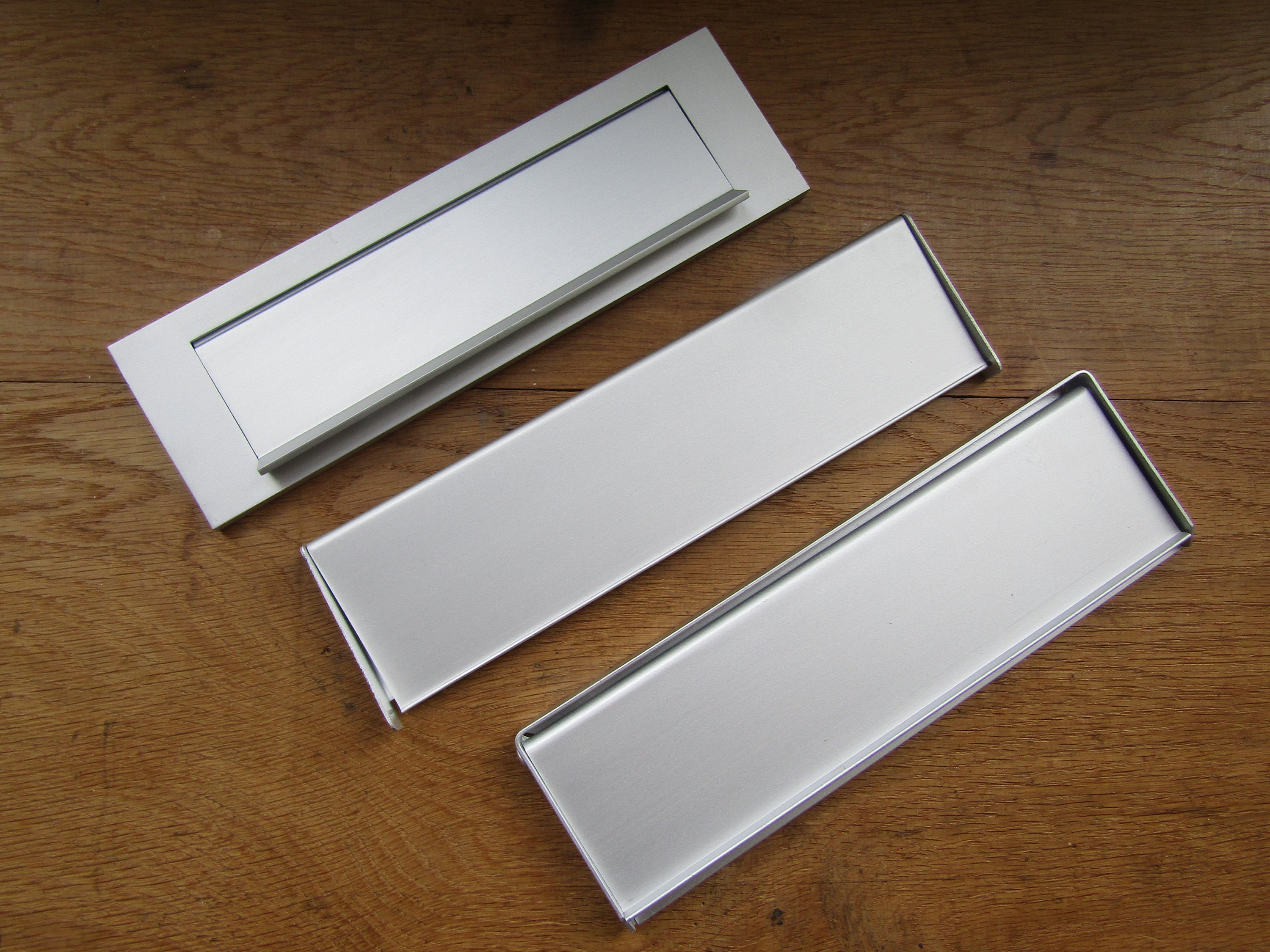 Cassetta Postale In Ottone Massiccio Anticato Da Incasso Con Scritta Posta Ester - Foto 4