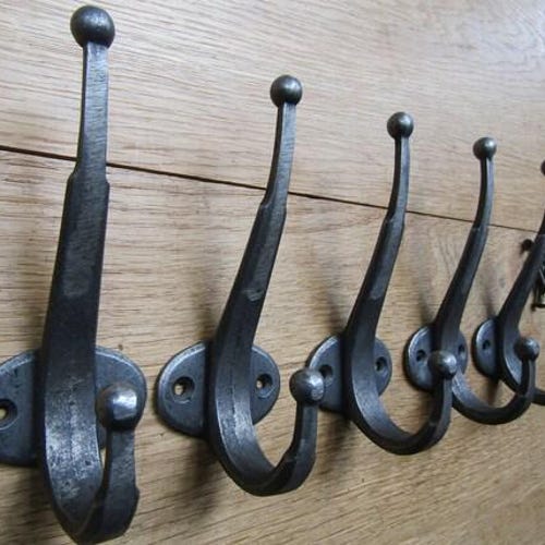 Cerniere ARROW HEAD In Ghisa Nera Anticata Da 14" E Chiusura A