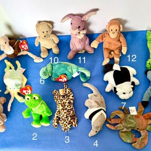 Beanie Babies and Small Plush Animals
